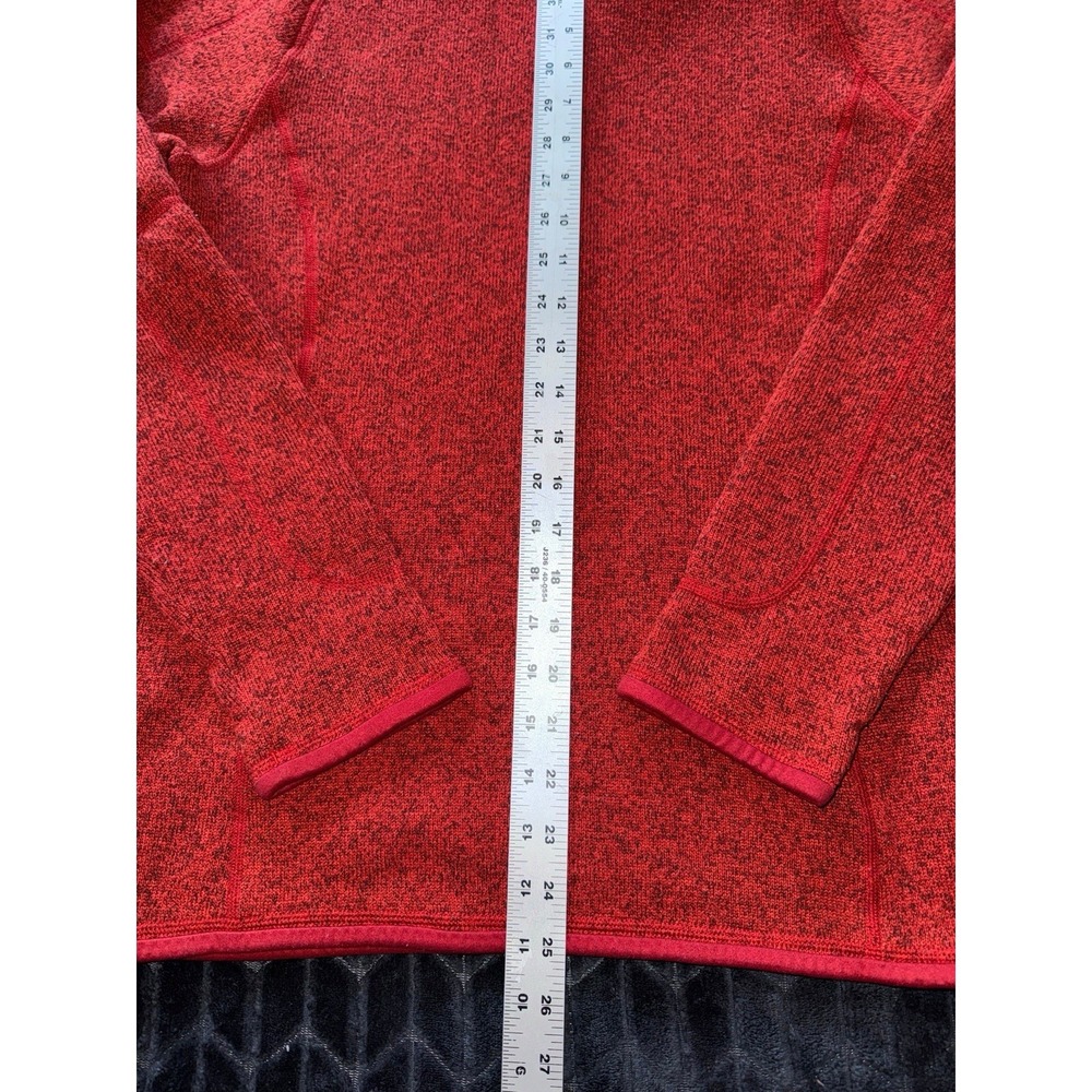 Patagonia Womens Sweater 1/4 Zip Red Pullover Fleece Better Sweater Size Large - Picture 9 of 9